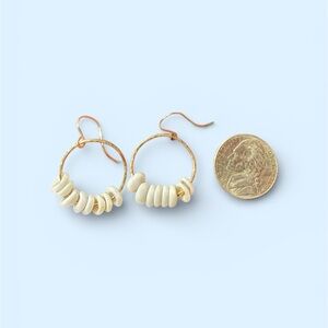 Hawai’i puka shell Hoop Earrings